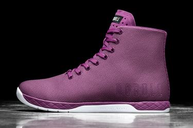 Nobull Superfabric High-Top Women's Trainers Deep Purple | Australia (XB7629)